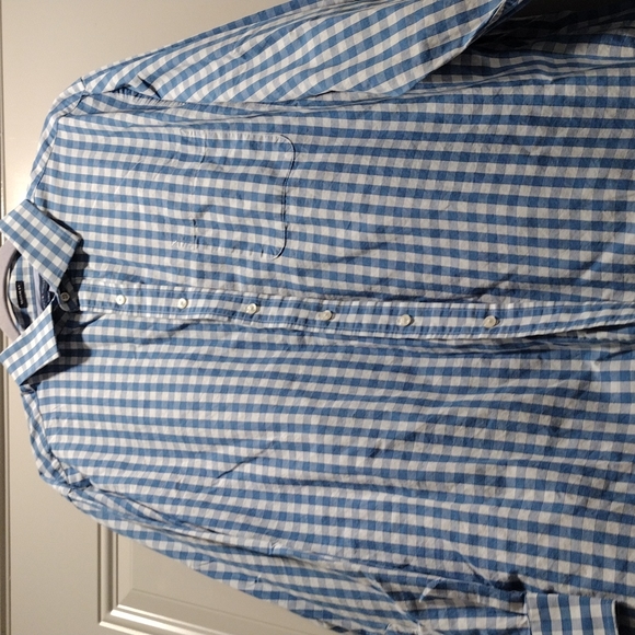Tommy Hilfiger size 18/xxl blue white plaid - Picture 3 of 11